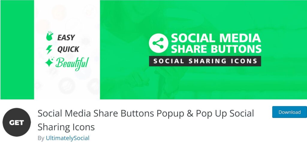  mejores plugins gratuitos para redes sociales - social media share buttons