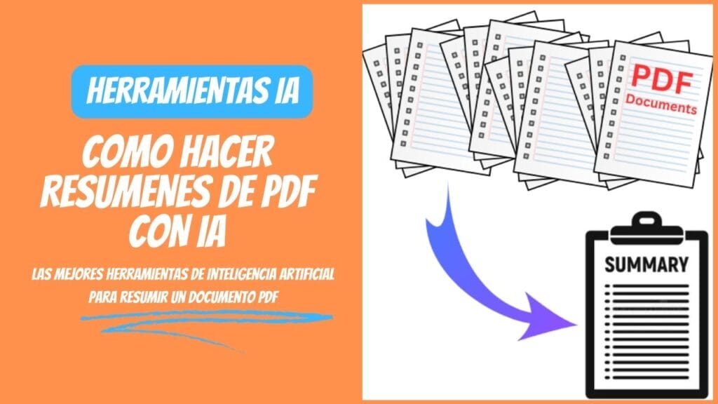 Como hacer requisitos de pdf utilizando herramientas de Inteligencia Artificial para resumir un documento PDF.