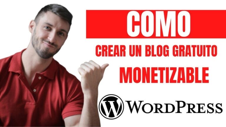 Como CREAR UN BLOG GRATUITO EN WORDPRESS MONETIZABLE en menos de CINCO MINUTOS en 2021