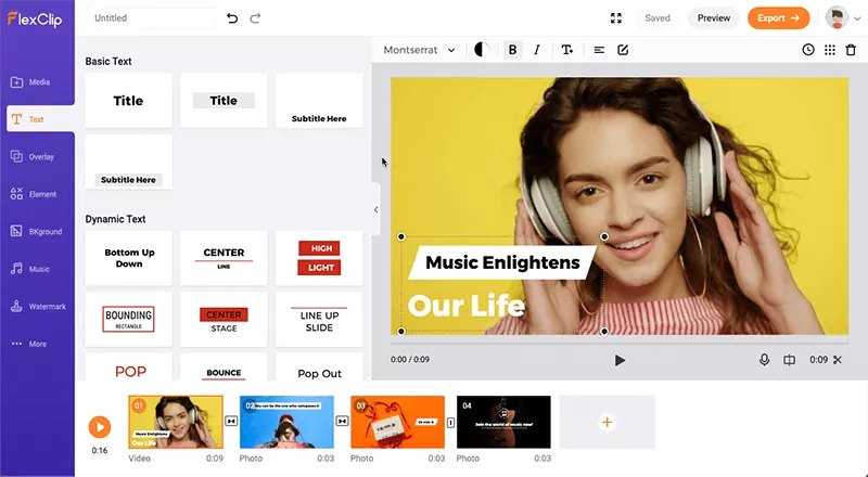 editores de vídeo online gratuitos – FlexClip editores de vídeo online gratuitos – FlexClip