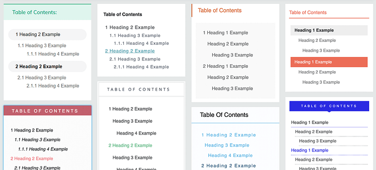 Crear tabla de contenidos en WordPress – Thrive Table of Contents Crear tabla de contenidos en WordPress - Thrive Table of Contents