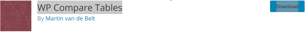 Los mejores plugins de comparación para WordPress- WP Compare Tables