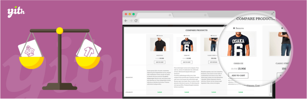 Los mejores plugins de comparación para WordPress- YITH WooCommerce Compare Los mejores plugins de comparación para WordPress- YITH WooCommerce Compare