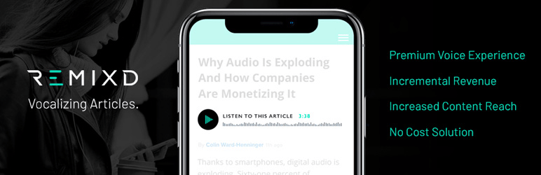 Remixd Text to Speech WordPress plugin