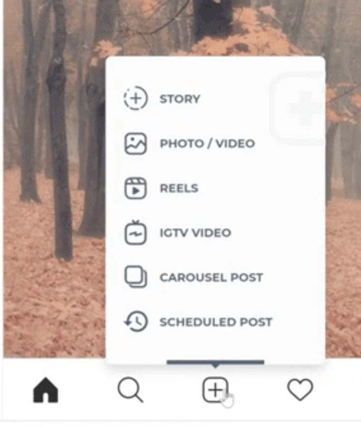 Como publicar Instagram Reels desde un ordenador - SElecciona contenido a subir