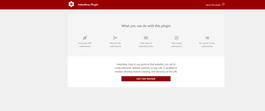 Qué es IndexNow – Dashboard IndexNow Qué es IndexNow – Dashboard IndexNow