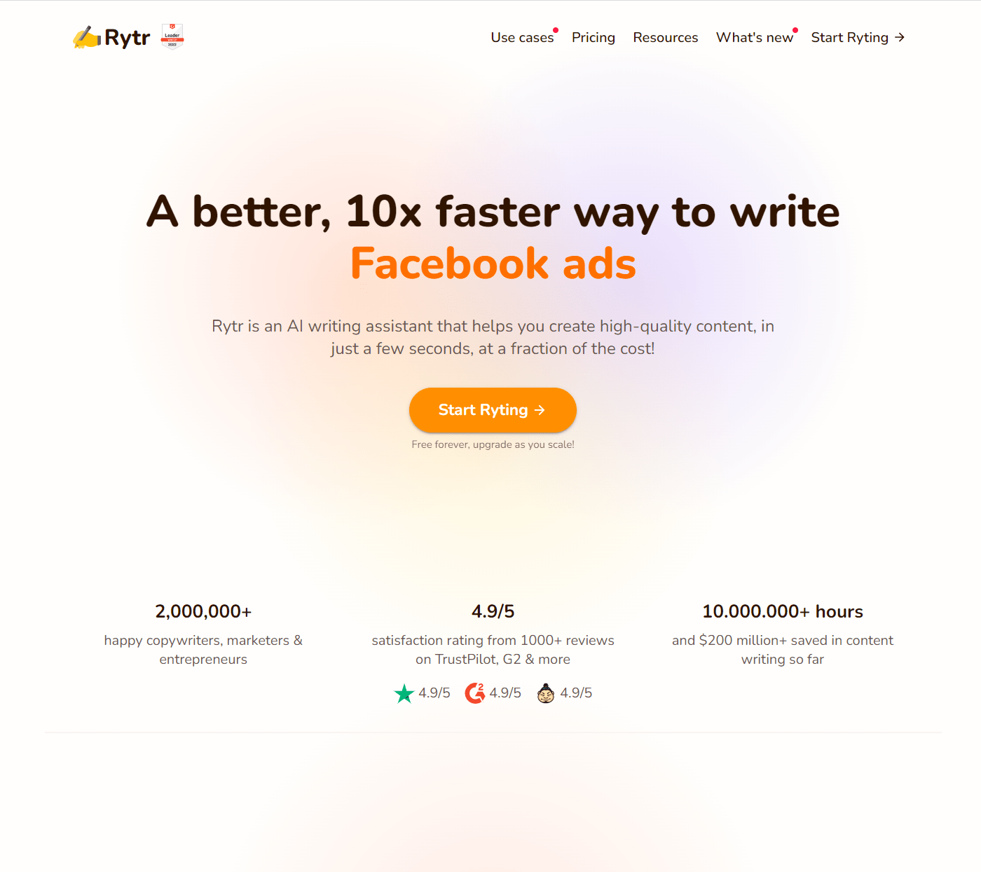 Webs de Inteligencia Artificial – Rytr Webs de Inteligencia Artificial - Rytr