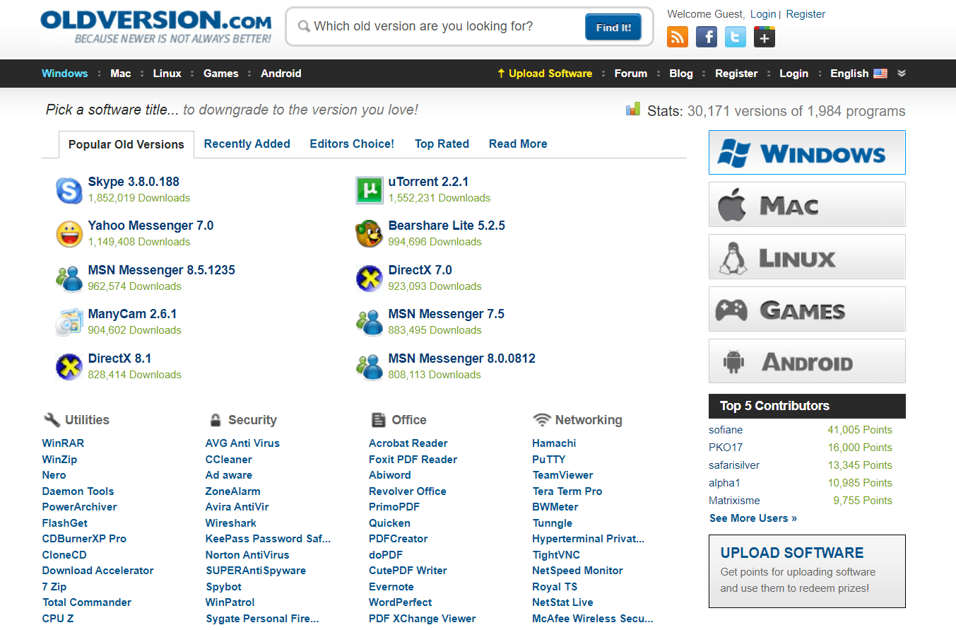 Como encontrar versiones antiguas de programas – Oldversion.com Como encontrar versiones antiguas de programas - Oldversion.com