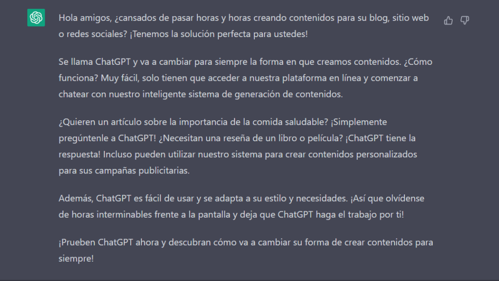 Cómo usar ChatGPT para escribir un guión de vídeo image 298 1024x577 - Cómo usar ChatGPT para escribir un guión de vídeo