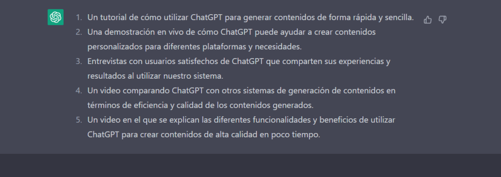 Cómo usar ChatGPT para escribir un guión de vídeo image 299 1024x362 - Cómo usar ChatGPT para escribir un guión de vídeo