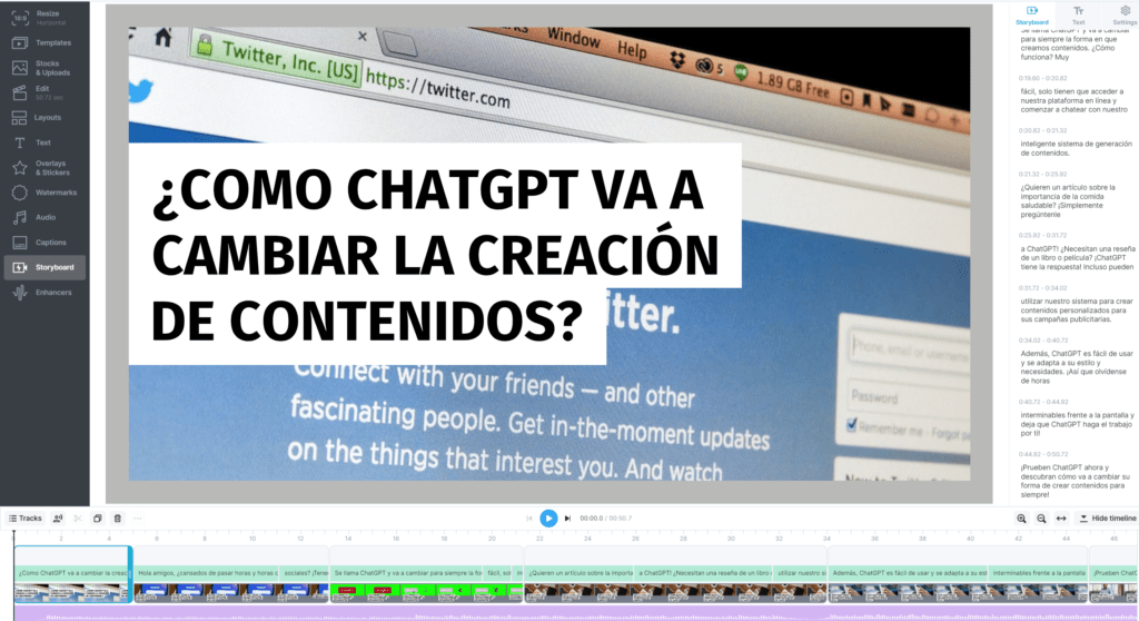 Cómo usar ChatGPT para escribir un guión de vídeo - edición de video en wavevideo