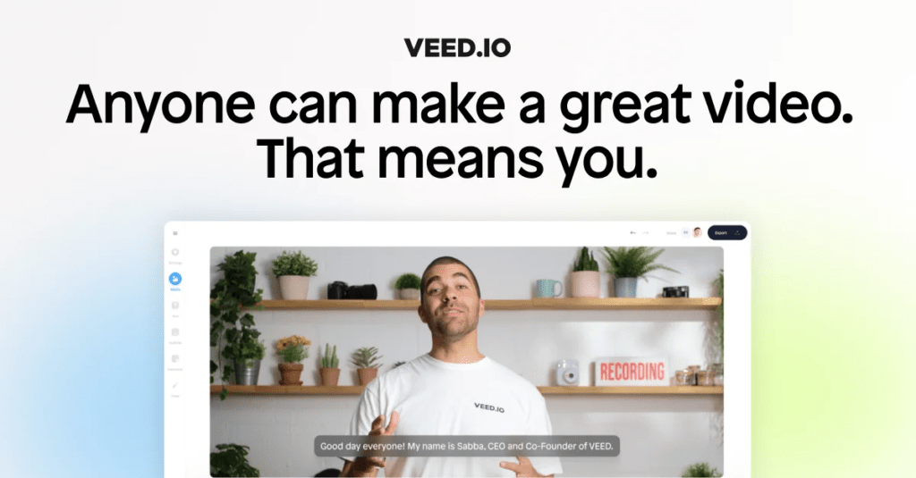 Mejores editores de video online – Veed.io Mejores editores de video online - Veed.io