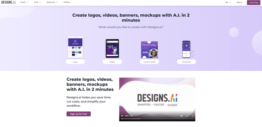 Chat GPT Automatización de Youtube – Captura de pantalla de Designs.ai Chat GPT Automatización de Youtube – Captura de pantalla de Designs.ai