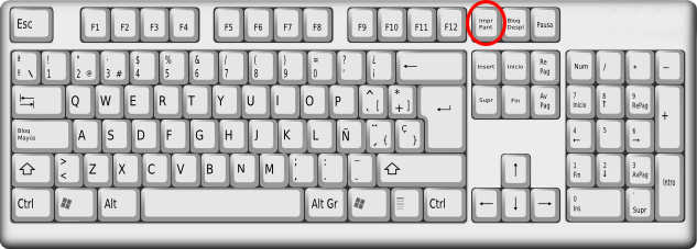Como hacer captura de pantalla – Tecla de Print Screen Como hacer captura de pantalla - Tecla de Print Screen