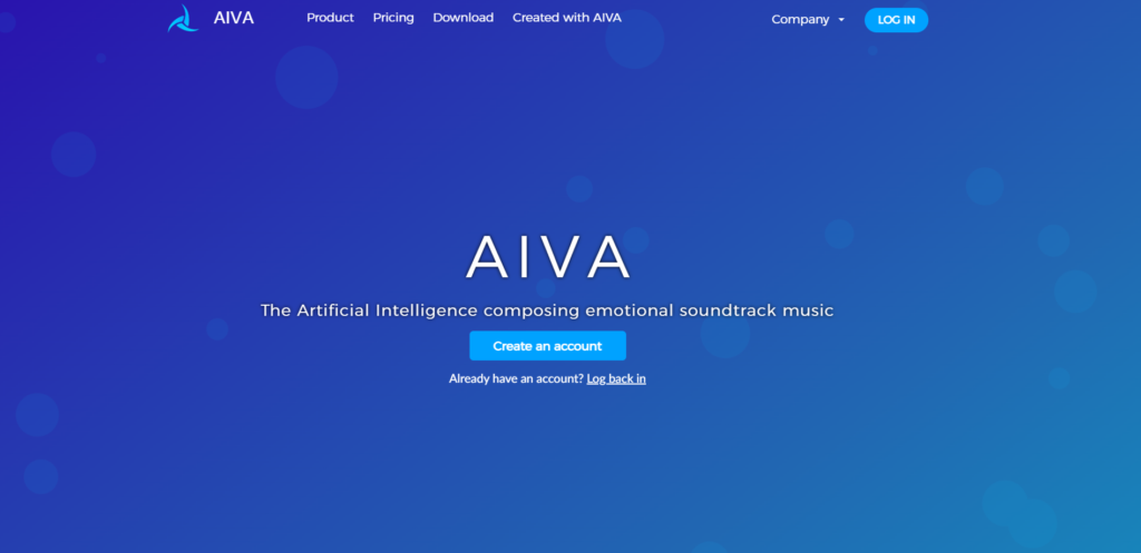 música IA  - ai generador de música aiva 