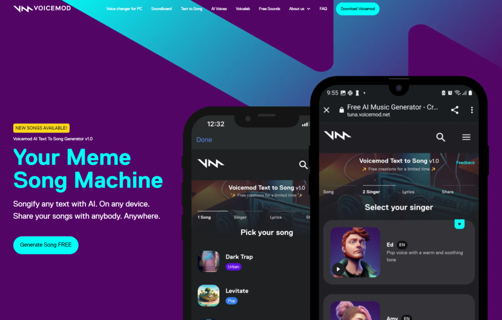 música IA ai generador de música Voicemod música IA ai generador de música Voicemod