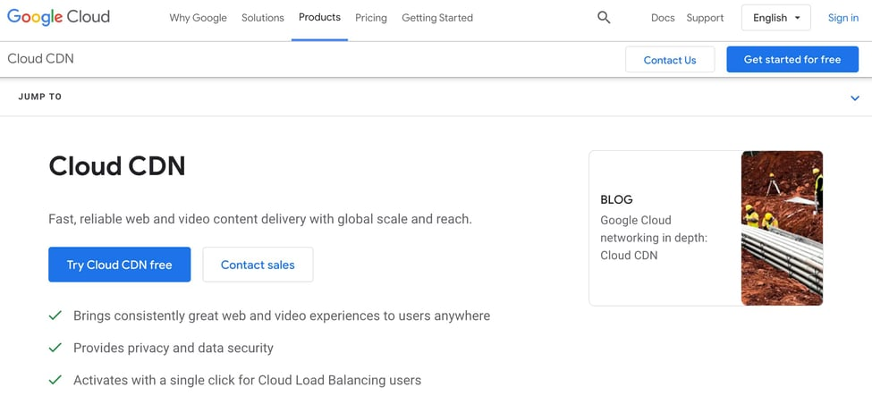 Mejores Servicios CDN Gratuitos - GOOGLE CLOUD CDN