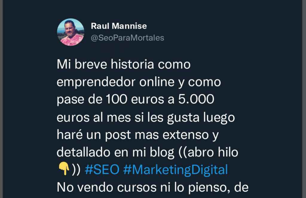 Cómo convertir un hilo de Twitter en un PDF – Resultado de la conversión a PDF Cómo convertir un hilo de Twitter en un PDF - Resultado de la conversión a PDF