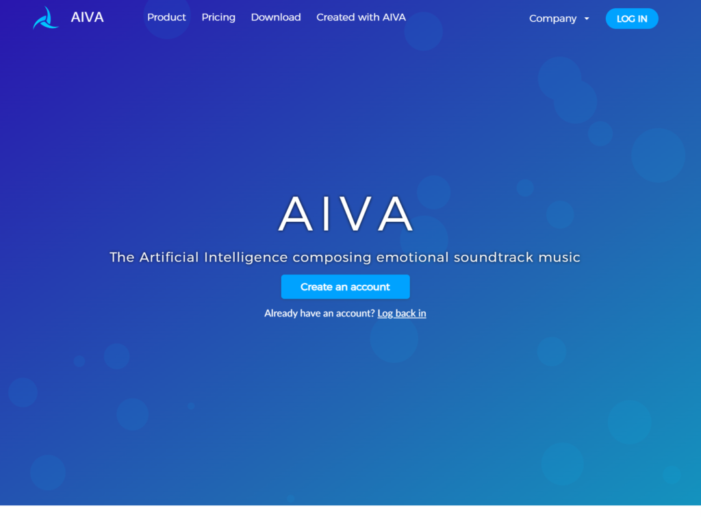 Cómo crear historias para youtube con IA: AIVA para la generación de musicas por IA