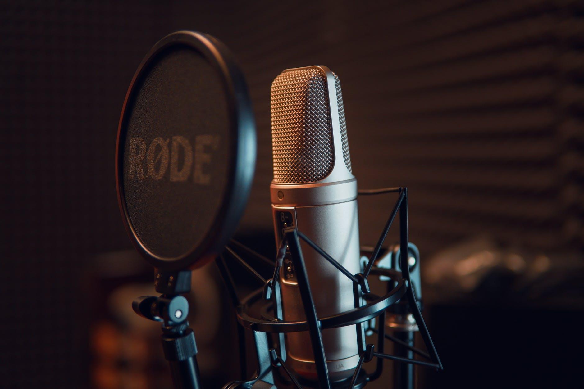 convertir artículos a voz – Podcasts – Photo by Dmitry Demidov on Pexels.com convertir artículos a voz - microphone for podcast